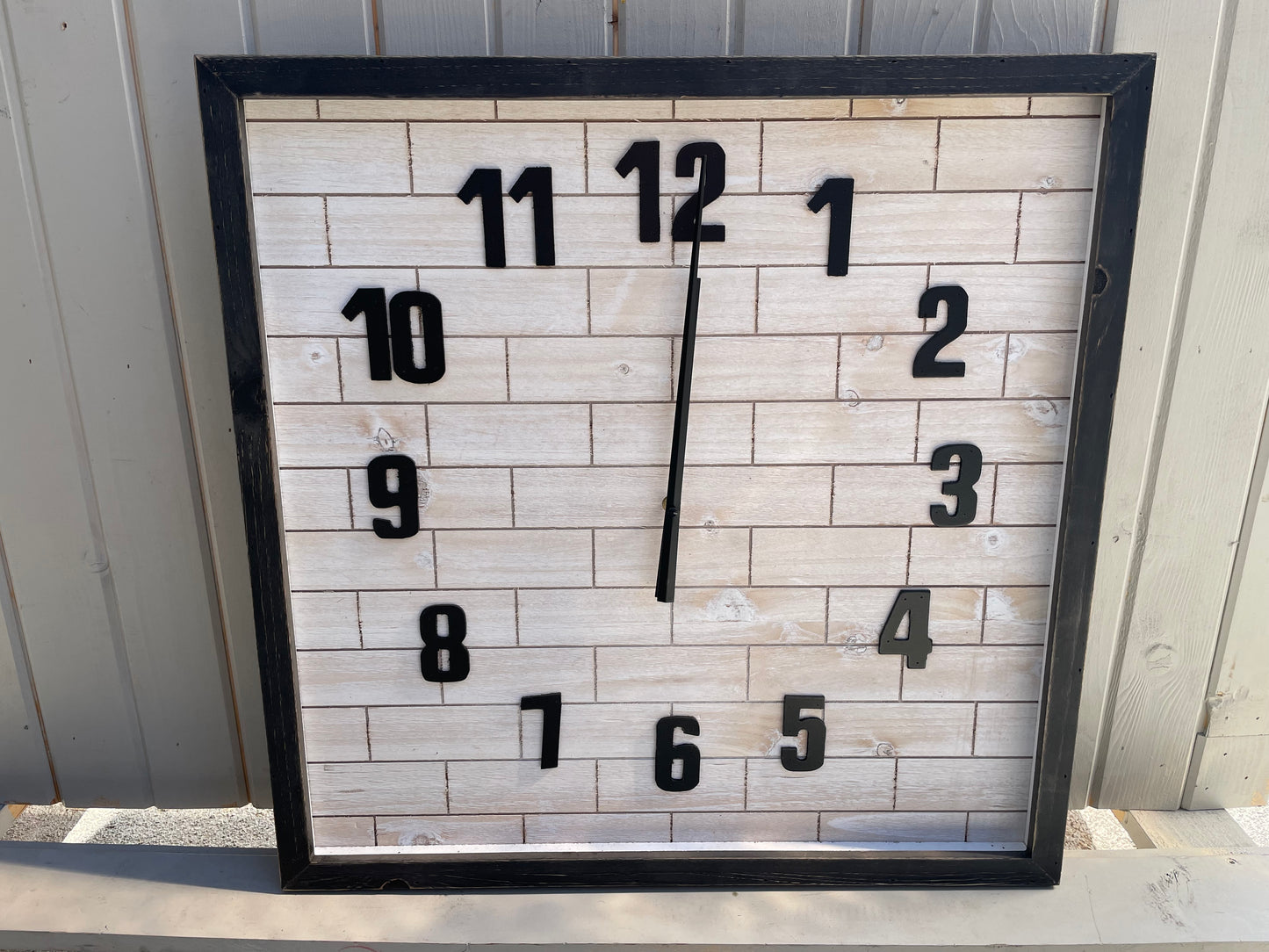 Subway Tile Wall Clock