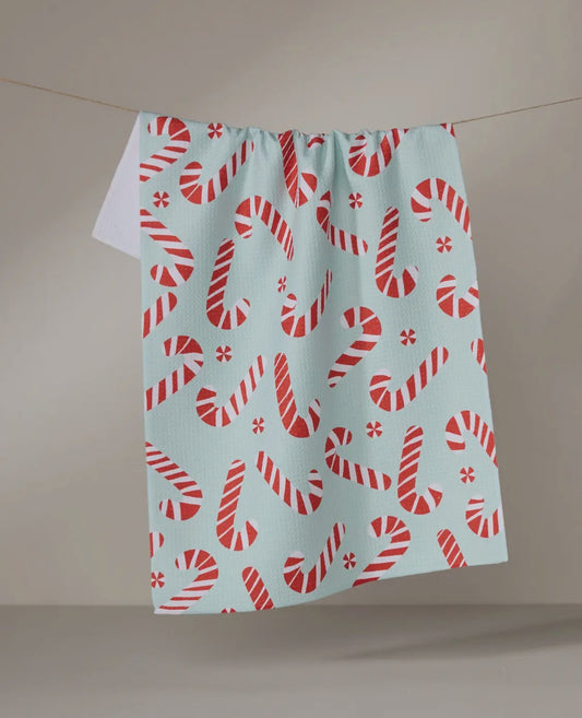 Peppermint Twist Tea Towel