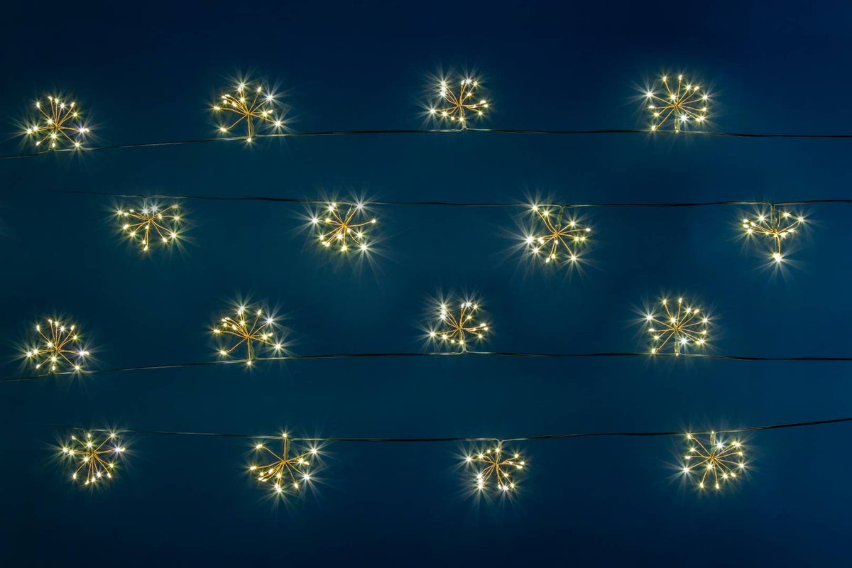 *NEW* Starry Night Solar String Lights - Black