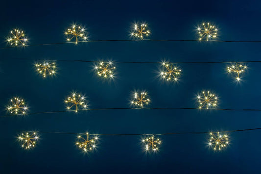 *NEW* Starry Night Solar String Lights - Black