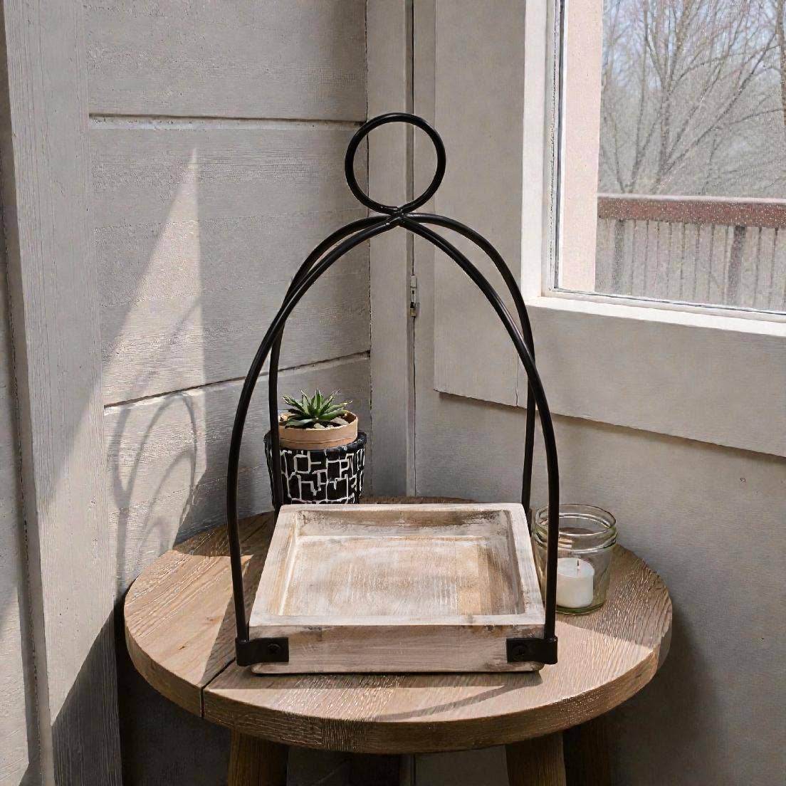 Serenity Arch Lantern 6x6x10in