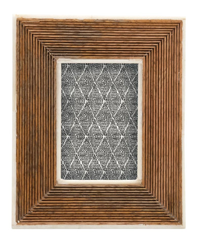 Mango Wood & Bone Frame