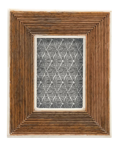 Mango Wood & Bone Frame
