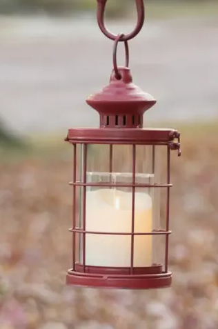 Red Metal Lantern