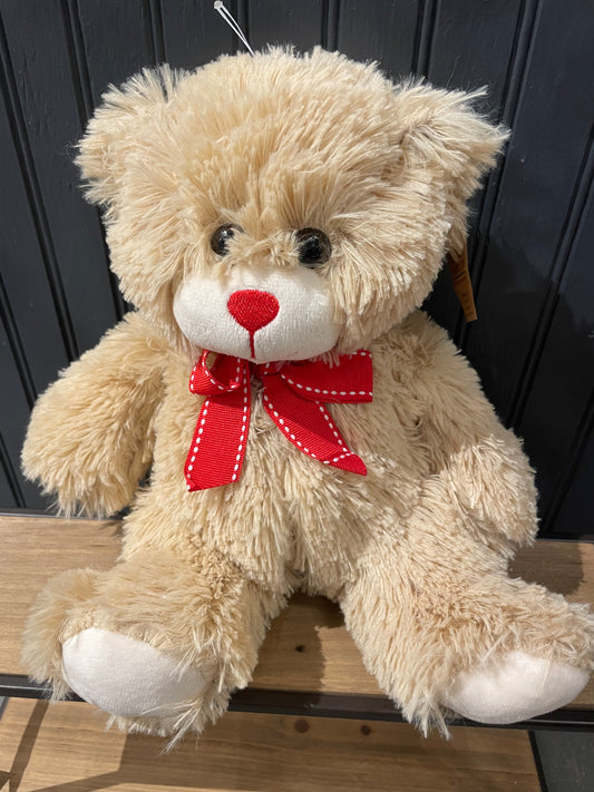 Stuffed Bear w/Red Tie