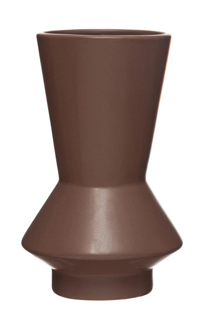 Eggplant Stoneware Vase