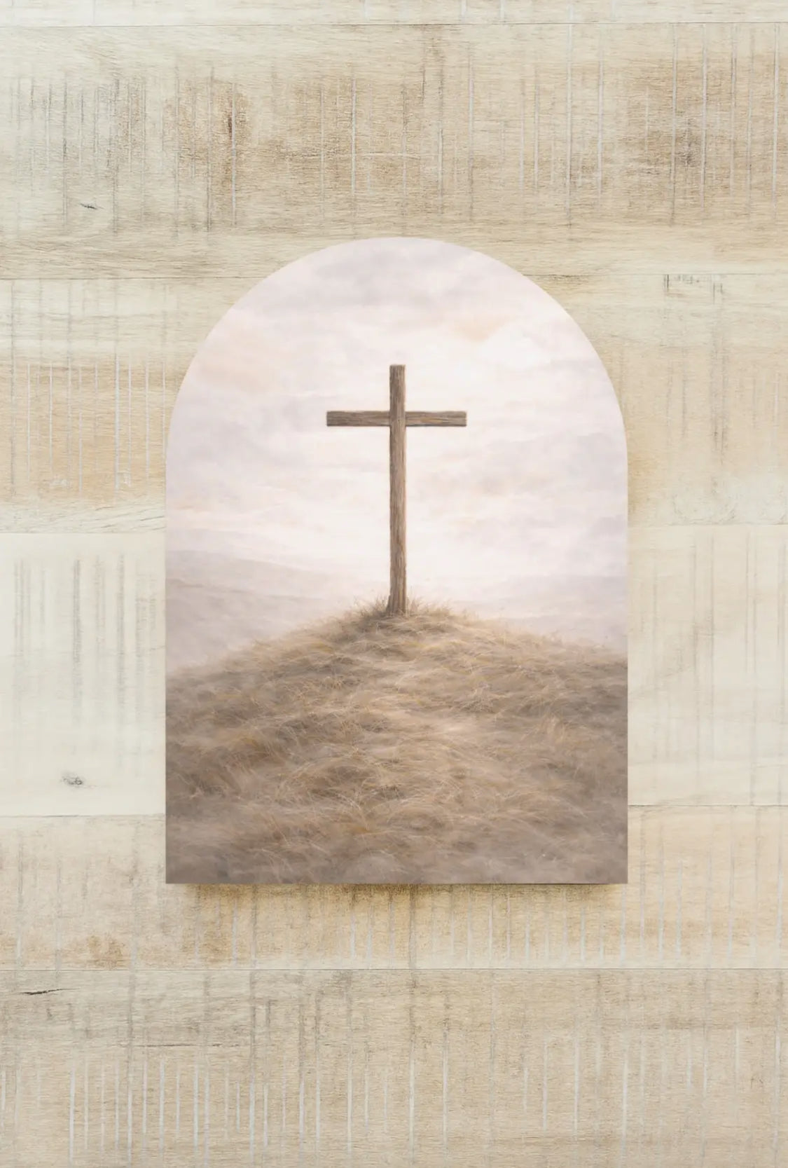 11”x15” Cross Wood Arch