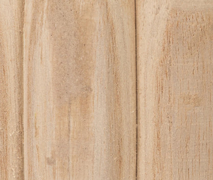 Decorative Carved Paulownia Wood Vase