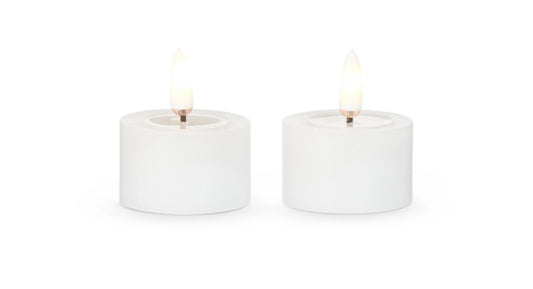 1.75” White Tealights w/ Melted Top