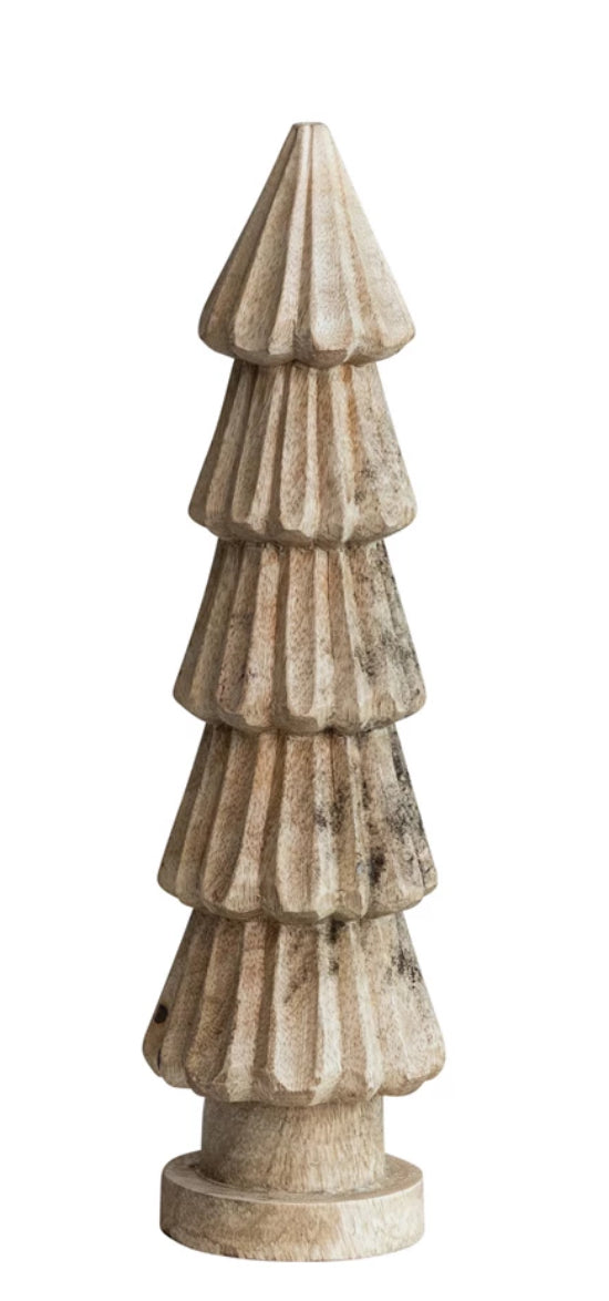 Carved Mango Wood Tree