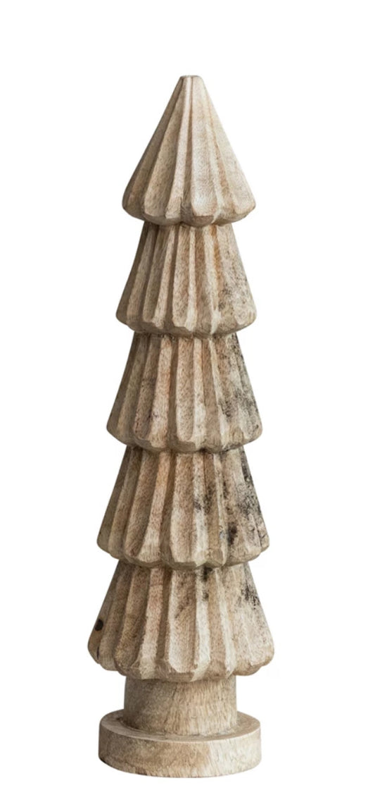 Carved Mango Wood Tree