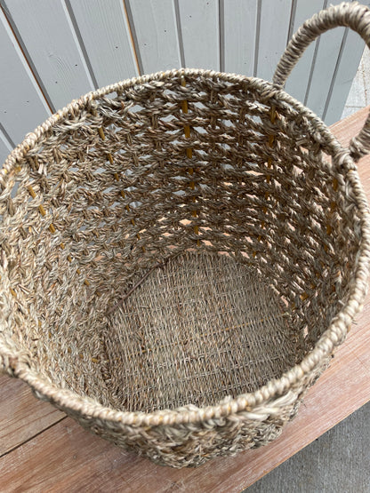 Seagrass Knot Basket-sm