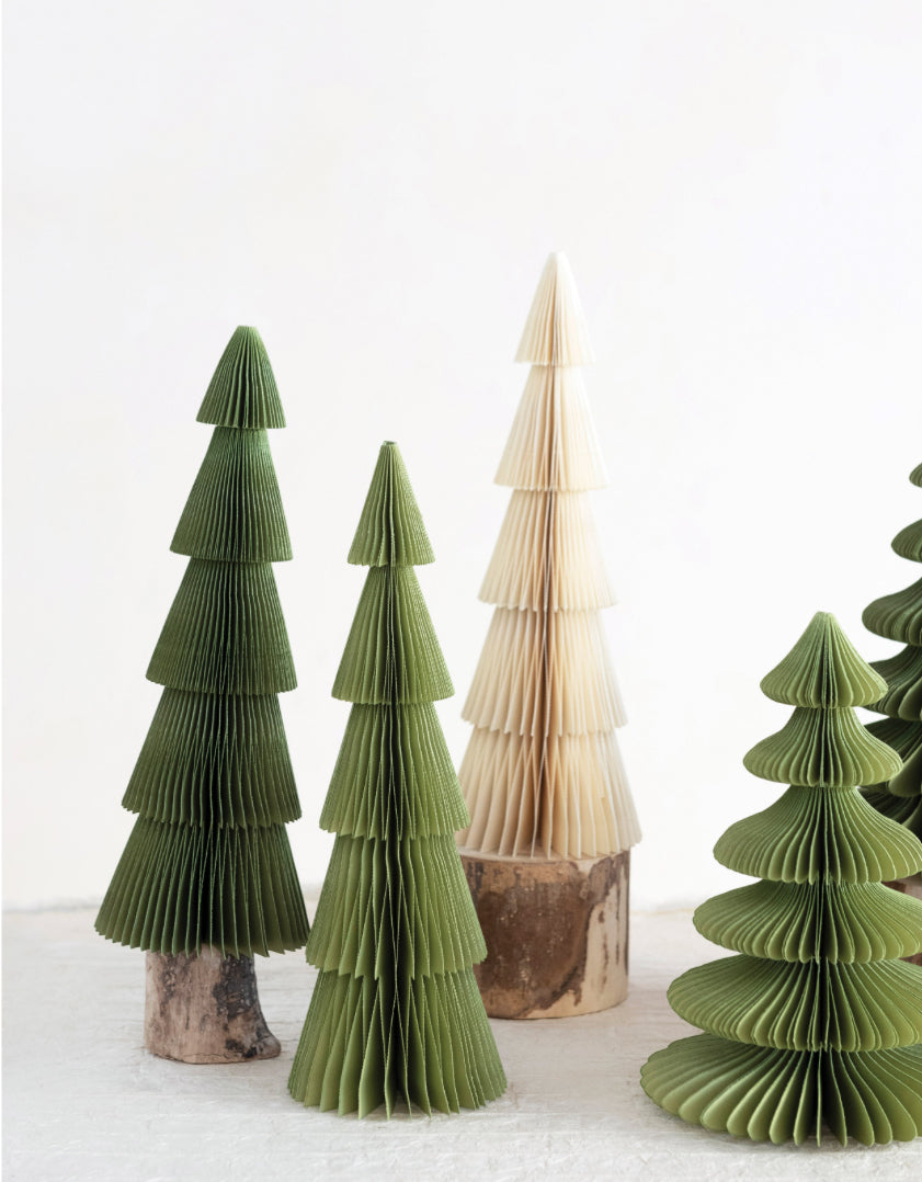 Paper Honeycomb Trees-3 Asst. Colors