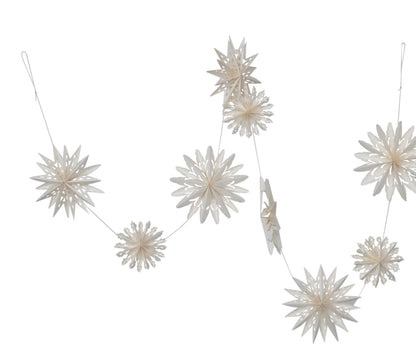 72”L Snowflake Garland