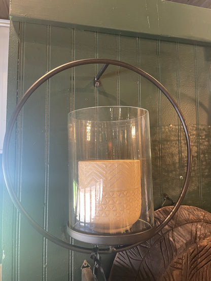 Grafton Round Wall Candle Holder