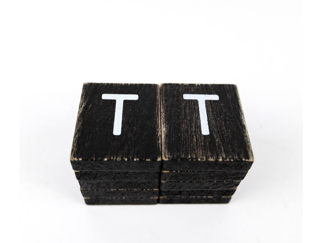 Letter Board Black Tile (T)