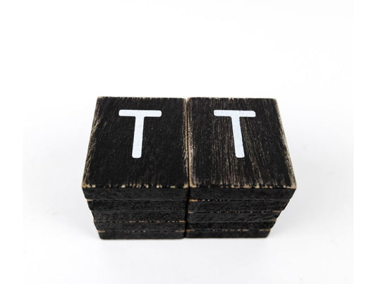 Letter Board Black Tile (T)