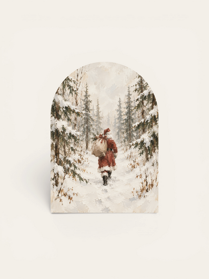 Santa's Journey, Arch | Christmas Wall Art