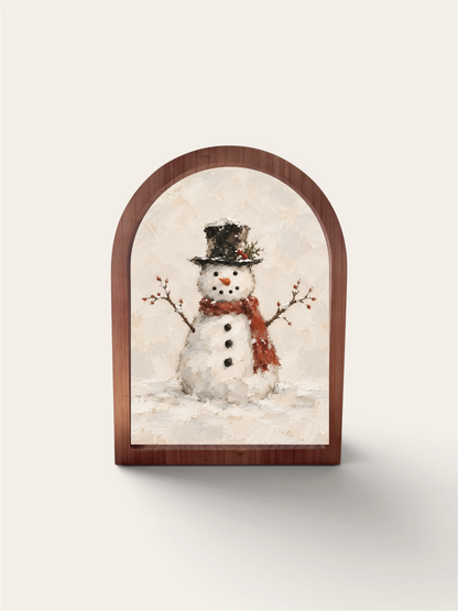Rustic Snowman, Arch