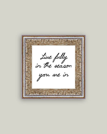 Live Fully Framed Antique Art