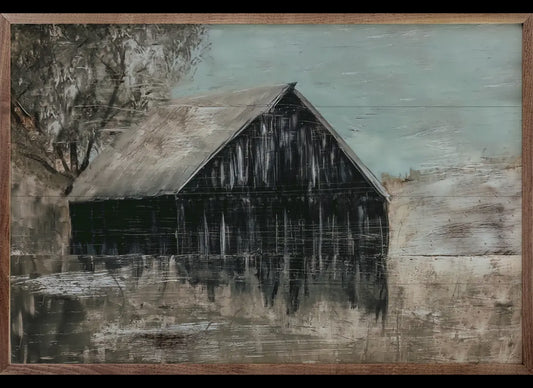 16” x 10” Old Black Barn