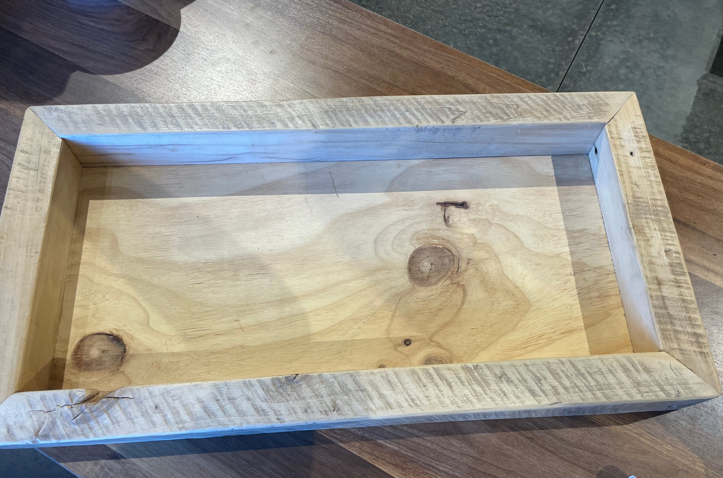 Custom Rectangle Wood Tray