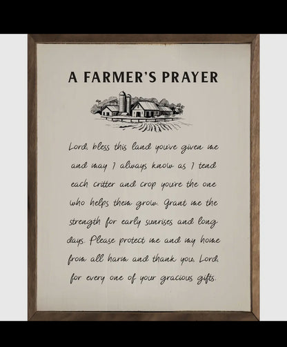 A Farmer’s Prayer