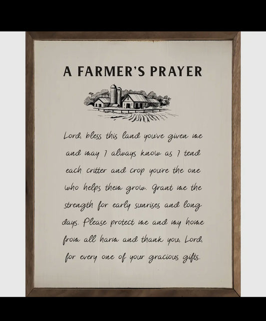 A Farmer’s Prayer