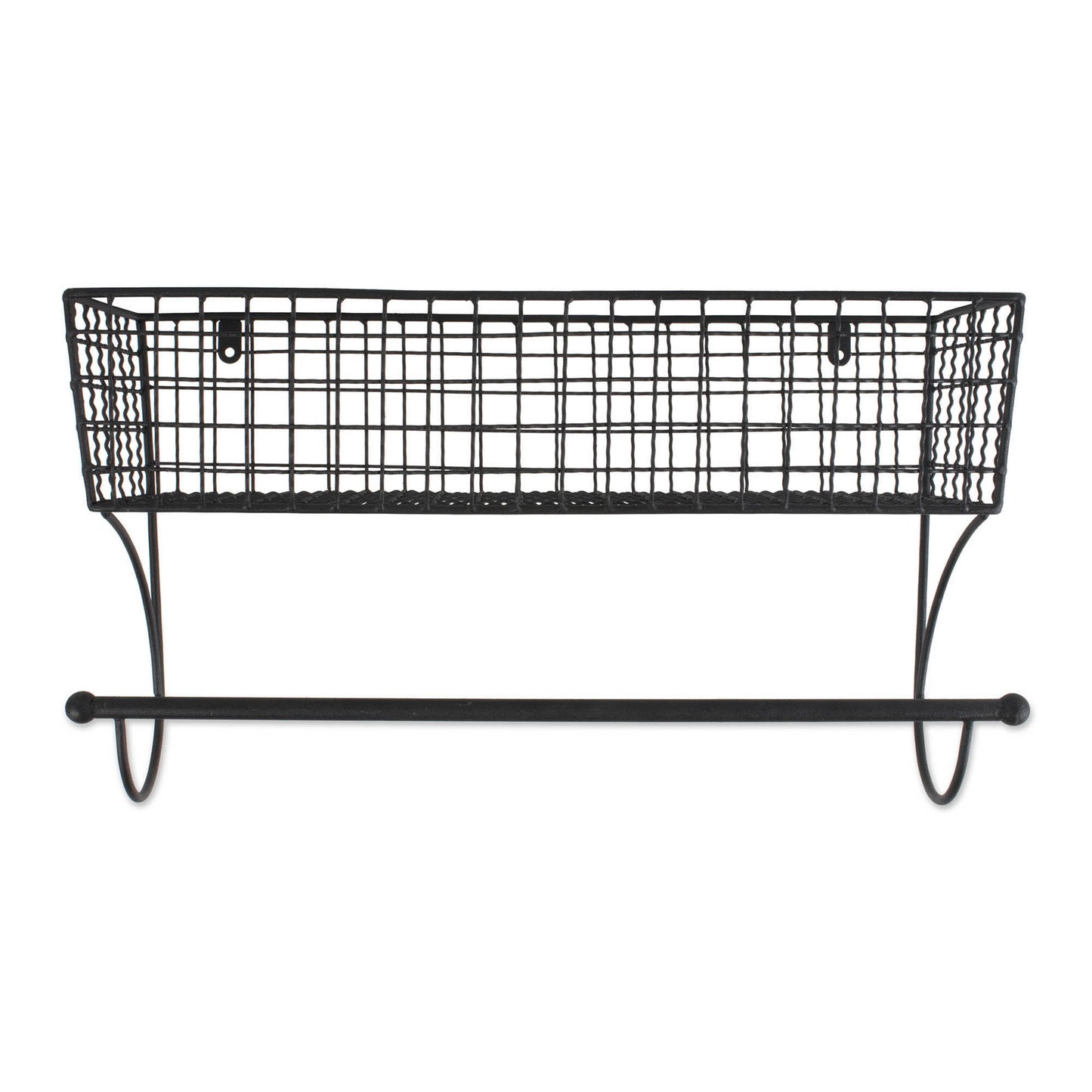 Large Black Farmhouse Towel Rack