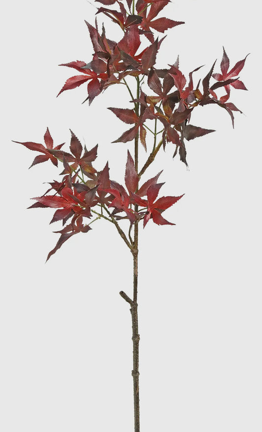 Merlot Mini Maple Leaf Spray