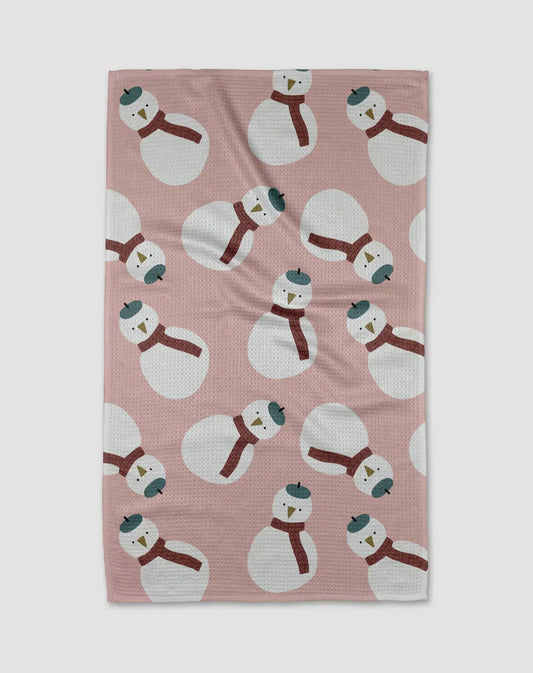 Snowman Tea Towel