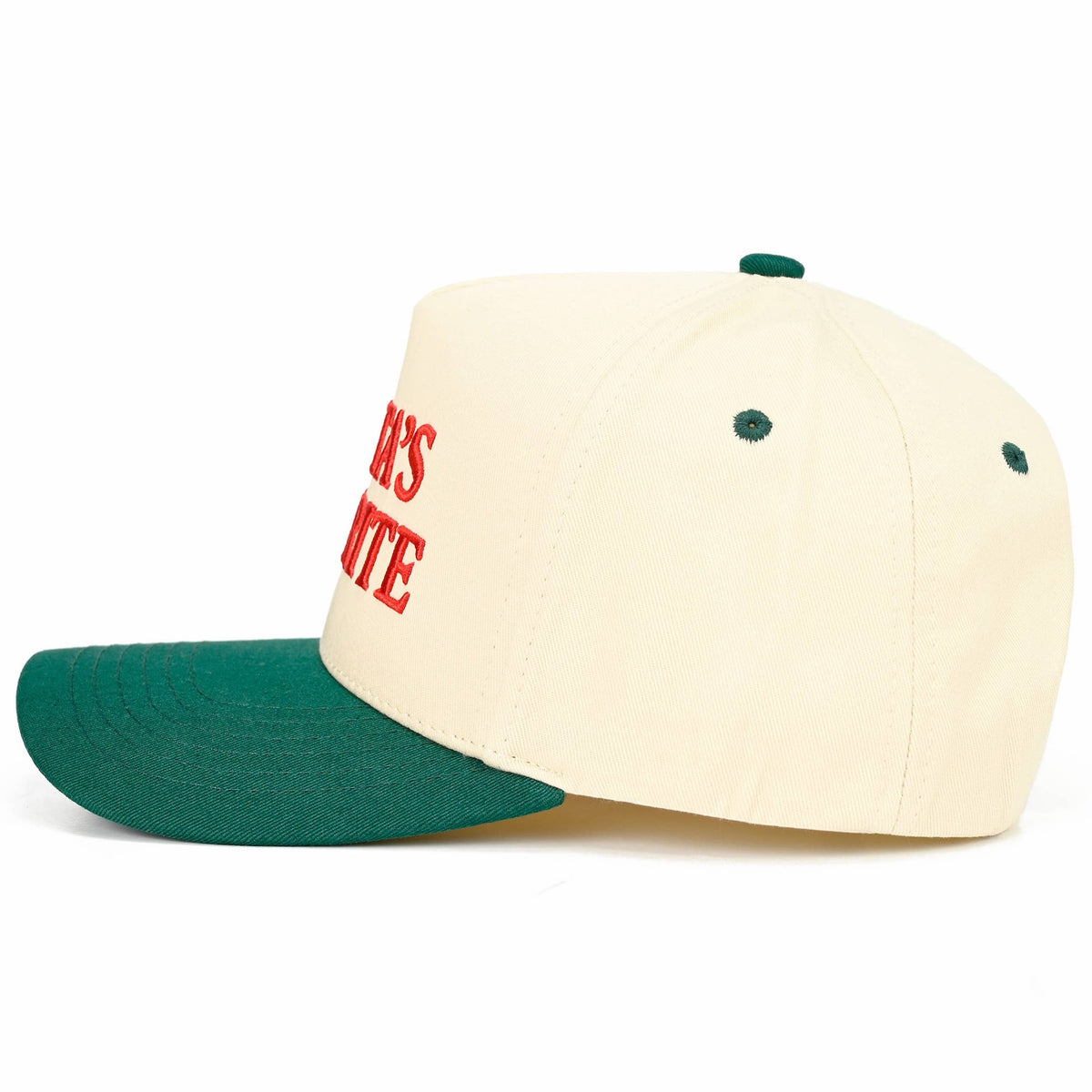 C.C SANTAS FAVORITE Letter Embroidered Trucker Cap