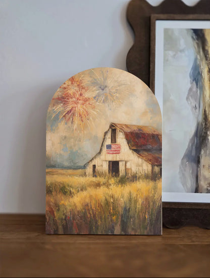Summer Barn-4th of July Arch Sign