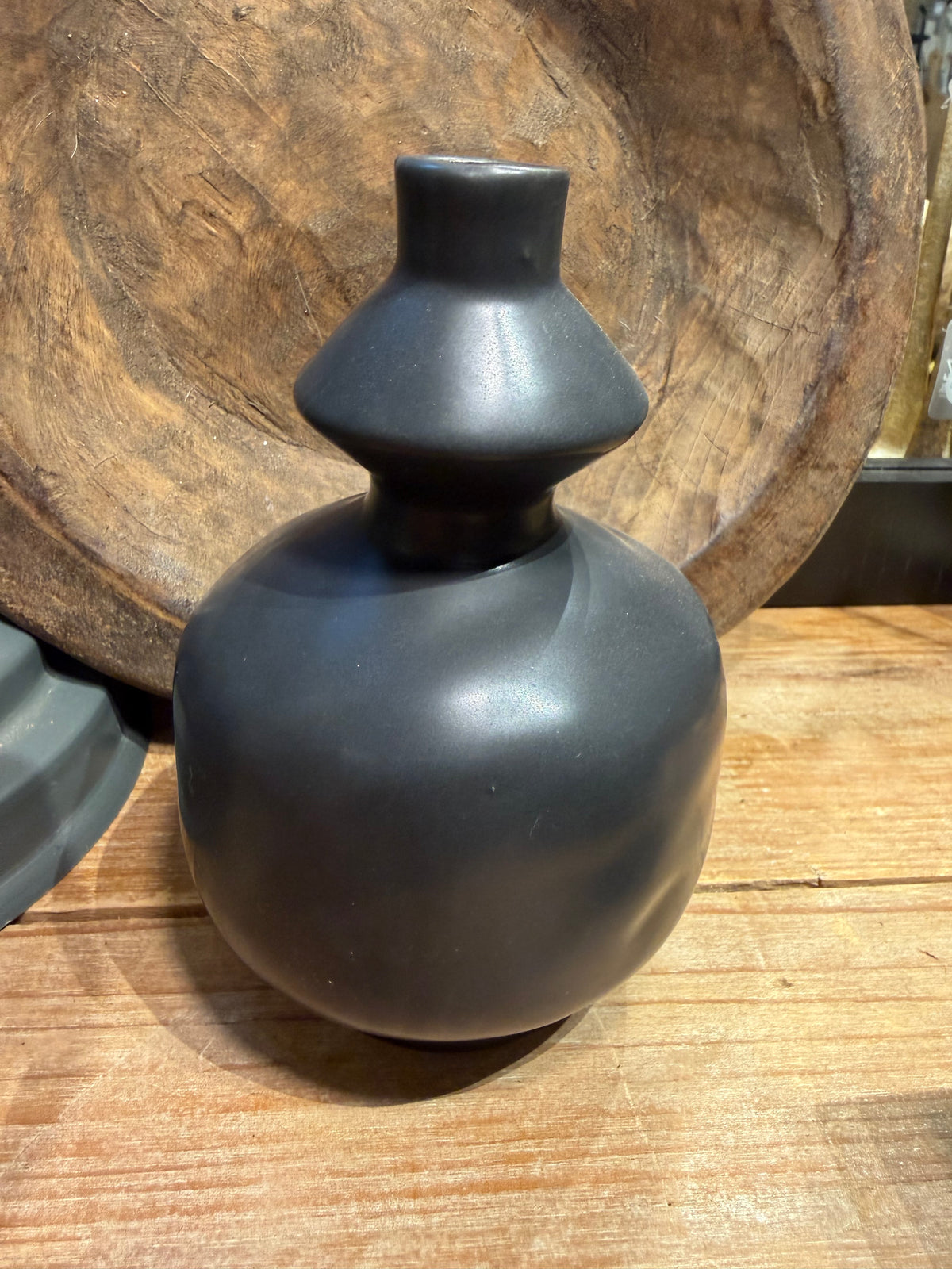 Black Oaxaca Vase