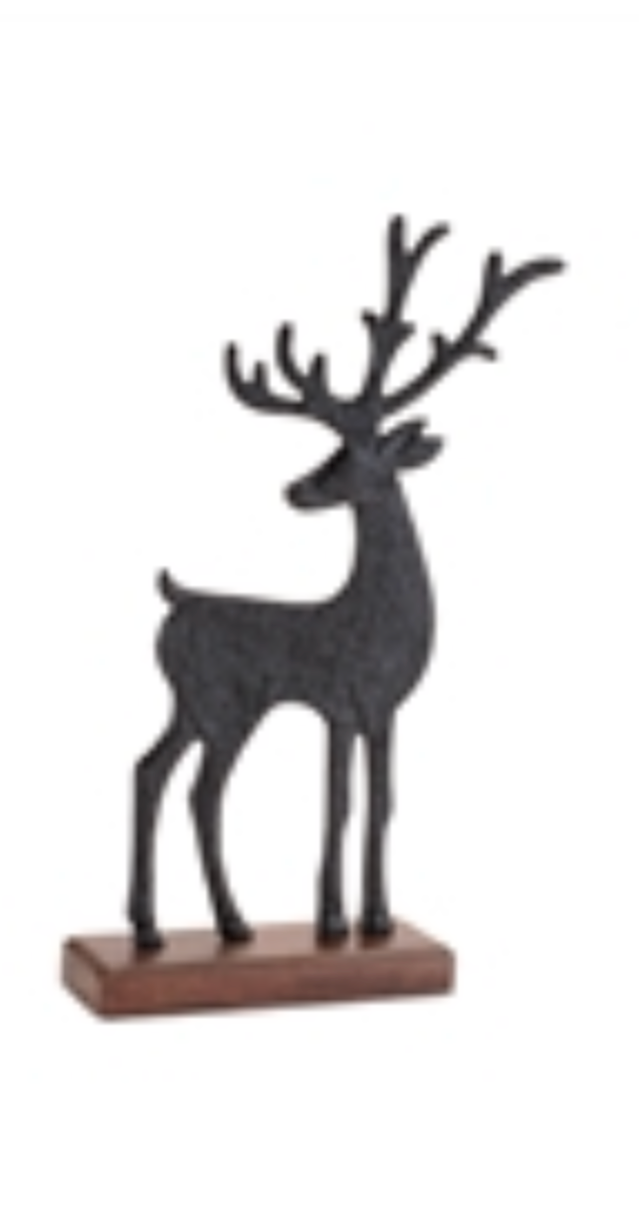 Aluminum/Wood Deer