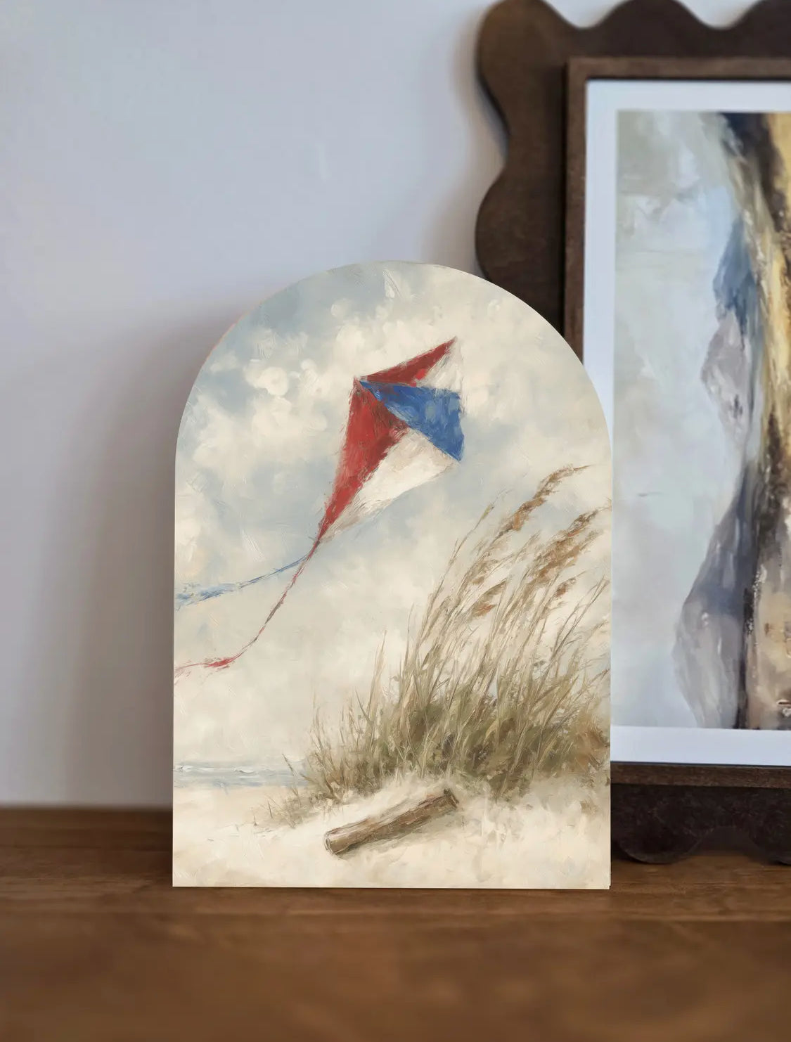 6”x4” Coastal Summer Wood Arch Sign