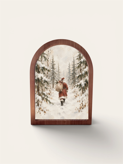 Santa's Journey, Arch | Christmas Wall Art