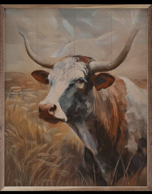 16”x10” Longhorn Neutral