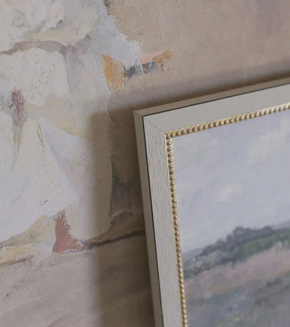Meadow By The Shoreline Frames Antique Art