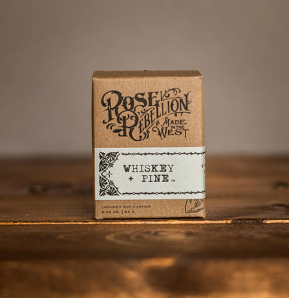 Whiskey + Pine Candle 2 oz.- Drifter