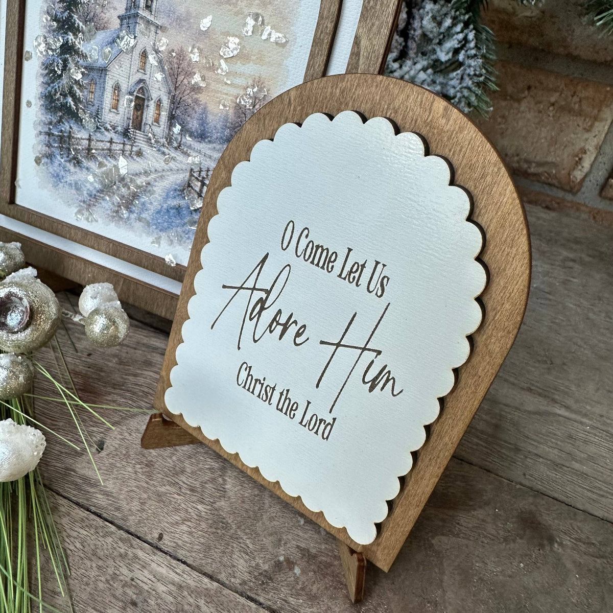 Snowy Country Church | Coordinating Set