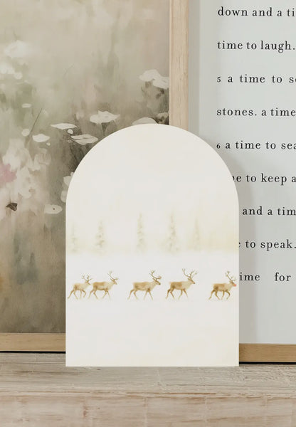 7”x10” Reindeer Lineup Arch