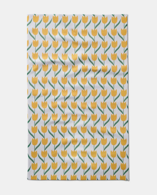 Tulip Flowers Tea Towel