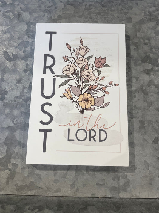 Trust in the Lord Keepsake Card