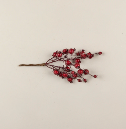 15” Frosted Red Berries Pick