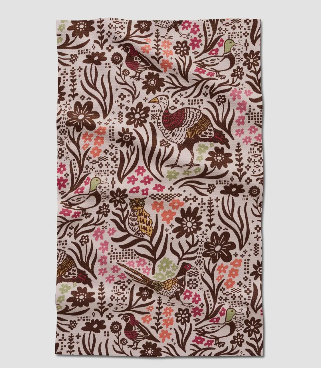 Fall Fowl Tea Towel