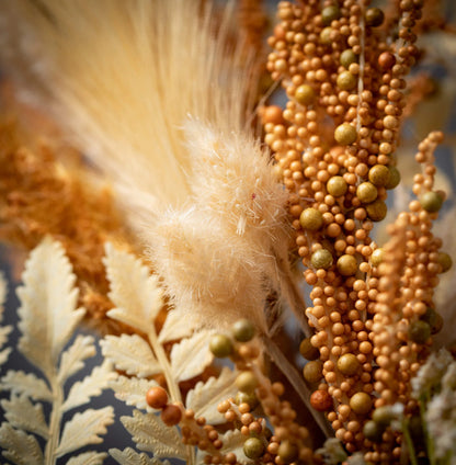 6.5” Dried Pampas Ring