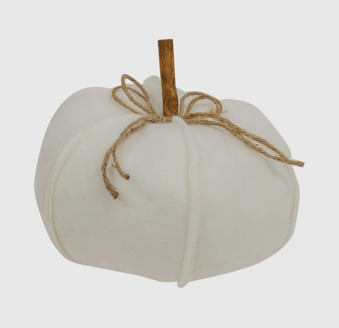 Fleece 8” Stuffed Pumpkin