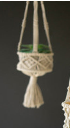 Macrame Baskets-2 Assorted