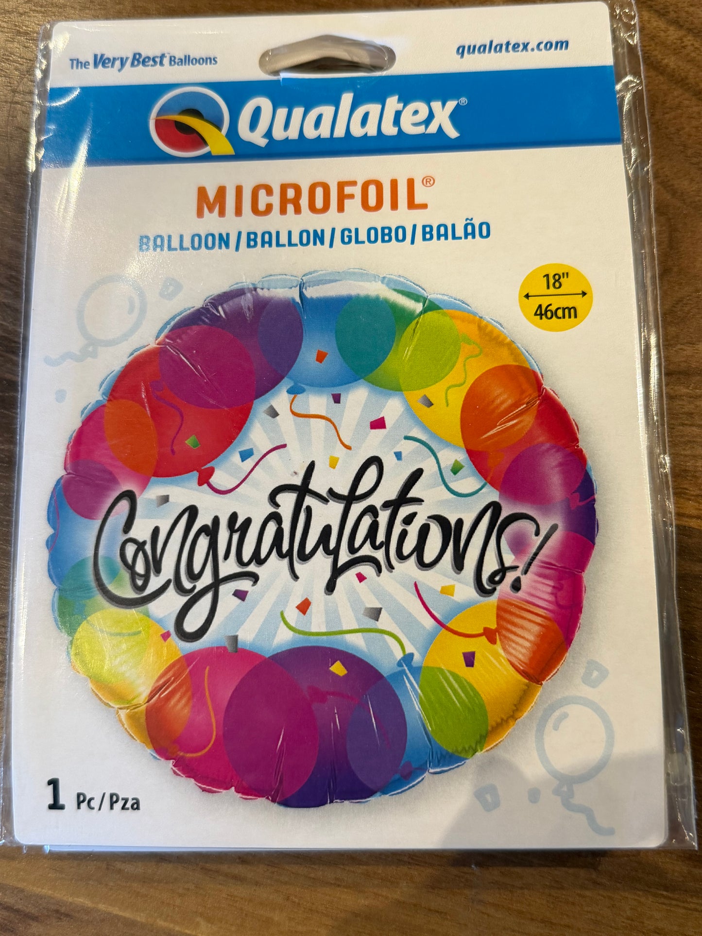 18” Congratulations Mylar Balloon